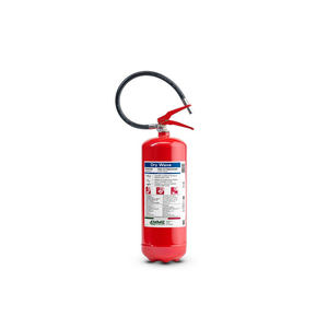 Extincteur à poudre sèche en aluminium portable EMME ANTINCENDIO 6 kg de haute qualité EN 3-7 Fabriqué en Italie Clip de cylindre - Product Image 1