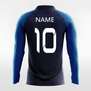 เสื้อเจอร์ซีย์โพลีเอสเตอร์ผู้ชายแบบสั่งทำ - ผู้ผลิตพร้อมส่งขายส่ง - Product Image 1
