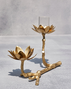 Bougie votive personnalisée de haute qualité en métal plaqué royal, décoration de porte, style unique pour Noël - Product Image 1