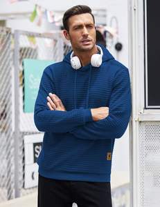 Pull à capuche personnalisé 400 GSM coton polaire chaud doux intérieur hommes Streetwear plaine surdimensionné coupe sweat à manches longues - Product Image 5