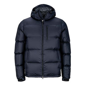 Chaqueta acolchada larga y elegante con logotipo personalizado para hombre - Product Image 6