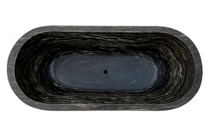 อ่างอาบน้ำหินอิสระพื้นผิวแข็งสุดหรูอ่างอาบน้ำทรงวงรีที่ทันสมัยสำหรับโครงการสปาและโรงแรมในห้องน้ำ - Product Image 4
