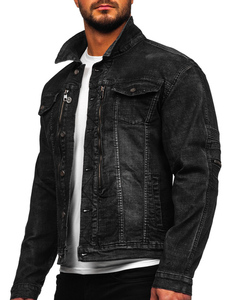 Distressed Denim <b>Jacket</b> Fashion Casual Jeans Coat Custom Design Private Label OEM Production for Clothing Brands Worldwide - Product Image 4