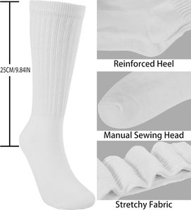 Crew Slouch Calcetines Mujer-Retro Scrunch Short Sock - Soft Solid Tobillo Calcetines Tamaño 78% Poliéster 22% Spandex - Product Image 2