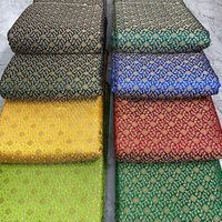 Tissu Jacquard Brodé Non Tissé Durable, Riche, Respirant, Antistatique, Poids Moyen, pour Accessoires de Mariage Garçons et Filles