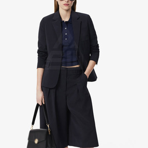 Chemise décontractée légère à manches courtes pour femme, tricotée sur mesure, colorée, respirante, écologique, à séchage rapide et de couleur unie - Product Image 6