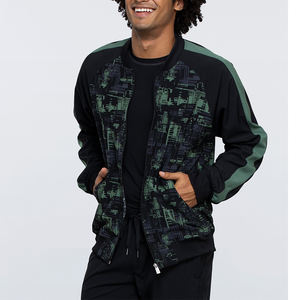 Venta al por mayor de poliéster rayón Spandex 99% antibacteriano Hospital uniformes de enfermería traje de enfermera uniforme médico chaquetas para hombres - Product Image 6