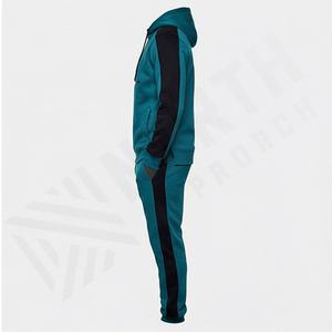 Conjunto Deportivo Informal para Hombre, Sudadera con Capucha para Gimnasio, Traje Deportivo de Algodón para Correr, Talla Grande, Invierno, Fitness, Atletismo - Product Image 3