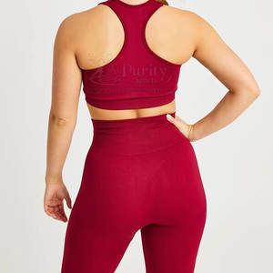 ชุดโยคะสำหรับผู้หญิงชุดออกกำลังกายเล่นฟิตเนสทำจากผ้าฝ้ายดีไซน์ของคุณเอง - Product Image 3