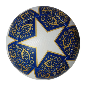 Ballon de football officiel de vente chaude entraînement professionnel sur mesure avec une conception d'impression unique pour les sports d'intérieur et d'extérieur - Product Image 1