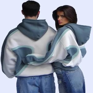 Chándal de invierno Unisex para mujer, conjunto de dos piezas transpirable ecológico de secado rápido de lana personalizado, pantalones de chándal, Sudadera con capucha - Product Image 4