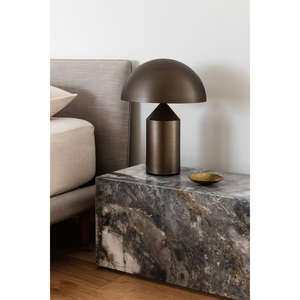 Lampe de table en fer métallique de conception merveilleuse AC/DC Touch Control Dimmable Modern Accent Lamp for Bedroom Reading Nightstand - Product Image 2