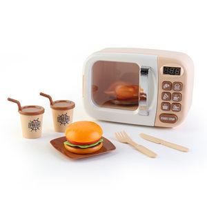 ROBINCOOL. 'HAPPY GOURMET' <b>Microwave</b> Oven <b>Toy</b> 40 X 12 X 21 CM with Accessories Sound and Light Effects - Product Image 1