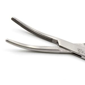Rochester carmalt ชุดเครื่องมือผ่าตัดสแตนเลส16ซม. คีมห้ามเลือดแบบแมนนวลโค้งยาวตรงหยัก - Product Image 2