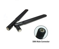 Antena de patilla de goma de alta resistencia 5G 6dBi con conector (M) y cuerpo móvil, modelo ETEILY ET-5G6WR-SMMO, fabricada en Madhya Pradesh