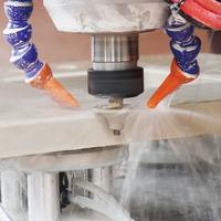 Machine de découpe de pont jet 5 axes CNC-5 pierre Wanlong avec fraisage