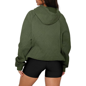 Sudadera con capucha de lana para mujer, Sudadera con capucha ligera para mujer, Sudadera con capucha de algodón con capucha coreana, Sudadera con capucha personalizada - Product Image 4