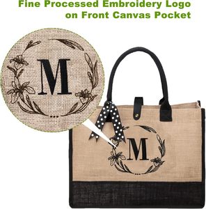 2025 dernier sac de plage en jute personnalisé sacs à provisions promotionnels en gros du meilleur fournisseur indien - Product Image 3