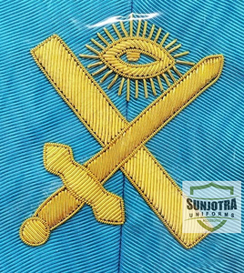 Colliers d'officiers de rite français Colliers maçonniques personnalisés de haute qualité Meilleure vente Colliers maçonniques personnalisés de vente chaude - Product Image 3