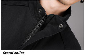 Blouson Bomber Homme Coupe-Vent Personnalisé Printemps 100% Coton Manteau pour Homme - Product Image 5