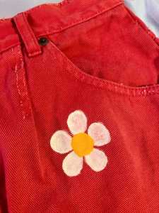 Pantalones cortos vaqueros de talla S vintage Pantalones vaqueros para otras manualidades Pantalones cortos - Product Image 3