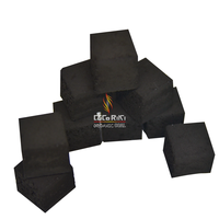 Narguilé rouge en coquille de noix de coco narguilé briquettes de narguilé à haute teneur en carbone multisize indonésie motif de doigt de charbon noir