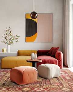 Handmade Persian Carpet High Quality 5x7 Red Silk Wool Woven Cotton Design for Living Room Sizing 4x6 6x7 6.6x4.7 Area <b>Rugs</b> Sets - Product Image 3