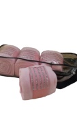 Ensemble de bandages pour chevaux en polaire bleu royal de qualité supérieure, personnalisé, avec cristaux et strass, 3 mètres de long