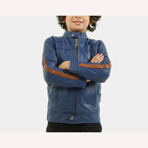 2026 Latest Fashion Warm Kids Sheep Skin <b>Jacket</b> Stand <b>Boys</b> Girls Stylish Winter Outerwear Comfortable Wholesale Custom Supply - Product Image 5