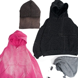 Vintage Men's <b>Acid</b> Wash Hoodie 100% Cotton Oversized Fit <b>Drop</b> Shoulders Pocket Solid Pattern <b>Acid</b> Wash Hoodies - Product Image 4