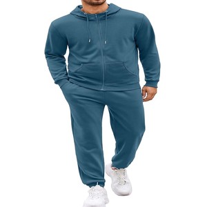 Ensemble 2 pièces en coton molletonné de haute qualité avec logo personnalisé Combinaison de jogging design propre - Product Image 6