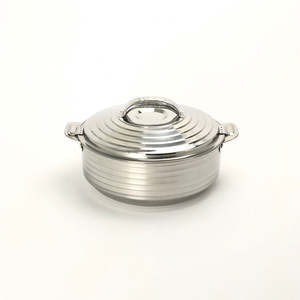 Casserole en acier de haute qualité la plus vendue moderne 2025 avec pot de chauffe-plats à finition argentée pour la maison hôtel restaurant - Product Image 6