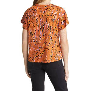 T-shirts d'été pour femmes en sublimation - 100% coton respirant et à séchage rapide pour un look décontracté et urbain - Product Image 4