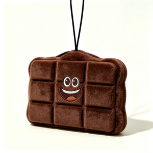 Customized <b>Chocolate</b> <b>Bar</b> Plush Pouch ,<b>Chocolate</b> Shaped Plush Coin Purse, Food Themed Plush Zipper Bag - Product Image 3