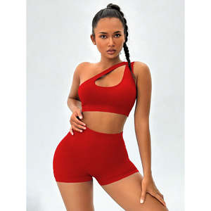 Ensemble de vêtements de sport 2 pièces Ensemble de yoga sans couture personnalisé Ensemble de fitness et de gymnastique Vêtements d'entraînement Ensemble de sport pour femmes - Product Image 4