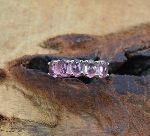 Anillos de Turmalina Rosa en Plata de Ley 925 para Mujer, Venta al por Mayor, Fabricante Indio, Regalo para Ella - Product Image 2