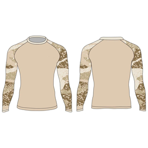 เสื้อรัดรูปแบบซับลิเมชันสำหรับผู้ชายเสื้อแรนต์ฟิตเนสบลาซิล - Product Image 1