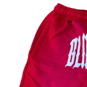 Short de survêtement personnalisé 100% coton éponge française impression 3d bouffante lavé à l'acide été gris bloc de couleur Street-wear pour hommes - Product Image 3