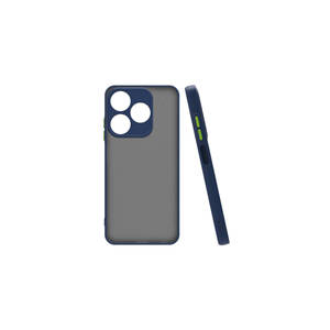 Funda Protectora de Silicona de Alta Calidad Netzy Luxury para Tecno Spark 10 4G-SAFA Hux, Funda Trasera Azul Marino para A22 11Pro INS - Product Image 1