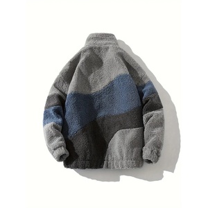 Sweat-shirts à fermeture éclair personnalisés, nouveau design pour hommes, taille plus, coupe ample, épaules tombantes, fermeture éclair, épais, surdimensionné, unisexe - Product Image 2