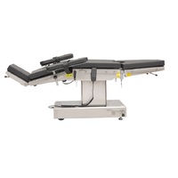 Table chirurgicale CH-T200 4 fonctions compatible avec bras en C, plateau coulissant 350 mm, orthopédie, gynécologie, chirurgie générale, acier 304, ISO CE