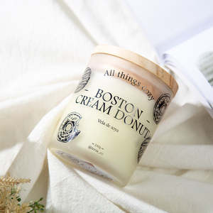 AIKUN Handmade Ceramic Jar Scented <b>Candle</b> with Natural Soy Wax Long Lasting Aromatherapy for Home Spa & Hotel Diwali Easter <b>Gift</b> - Product Image 3