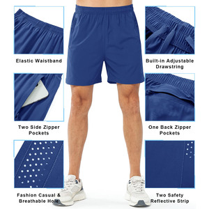New Arrival Summer Shorts Quick Dry Breathable Men Custom <b>Blank</b> Oversize Shorts With Lining Casual Unisex Plus Size Men Shorts - Product Image 6