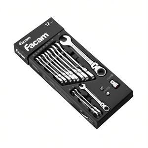 Juego de 12 Llaves Combinadas Articuladas y Adaptadores Facom - Product Image 2