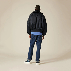 Veste bomber chauffante réversible de haute qualité 2025, design haut de gamme, personnalisable, avec poche latérale, coupe-vent, en toile, pour homme, pour l'hiver - Product Image 4