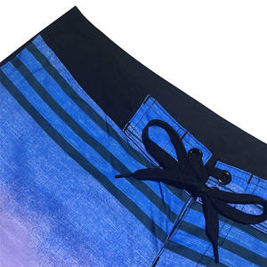 Short de bain personnalisé 4 voies extensible plage Spandex motif imprimé pour hommes short de plage livraison DDP - Product Image 3