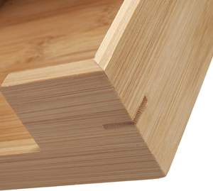 Bamboo <b>Napkin</b> <b>Holder</b> Square 7.5" x 7.5" x 2.5" Wood <b>Napkin</b> Tray Wooden Guest Towel <b>Holder</b> for Kitchen Table Countertop - Product Image 2