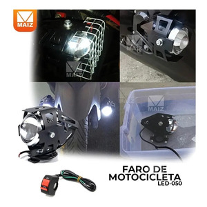 Faro LED para Motocicleta, Impermeable, con Lupa, Antiniebla Auxiliar Izquierda - Colores Surtidos - Product Image 4