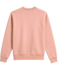 Sudadera de Felpa Rosa Melocotón para Mujer, Cuello Redondo, Manga Larga, Algodón Suave, Informal, Cálida para Invierno, Diseño Personalizado OEM - Product Image 2