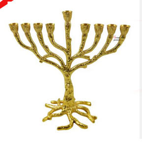 Chandelier à 7 branches en acier inoxydable de conception royale, finition dorée, pour la maison - Product Image 4